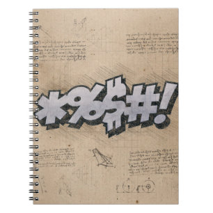 BLEEP!  stripboek Steampunk Pop Notitieboek