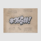 BLEEP! stripboek Steampunk Pop Tissuepapier (Voorkant)