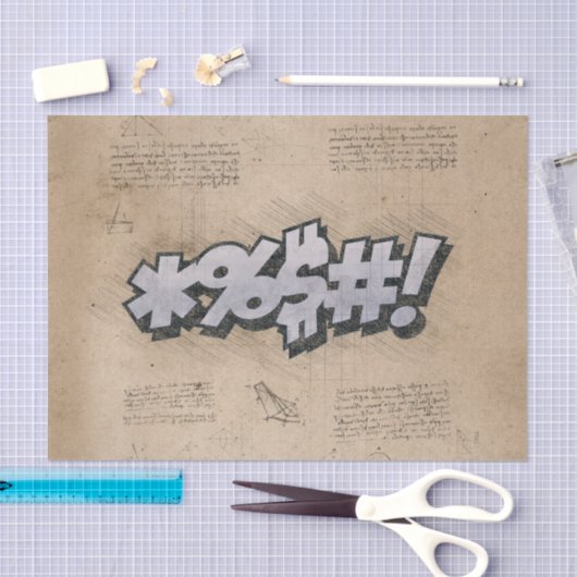 BLEEP! stripboek Steampunk Pop Tissuepapier (Craft)