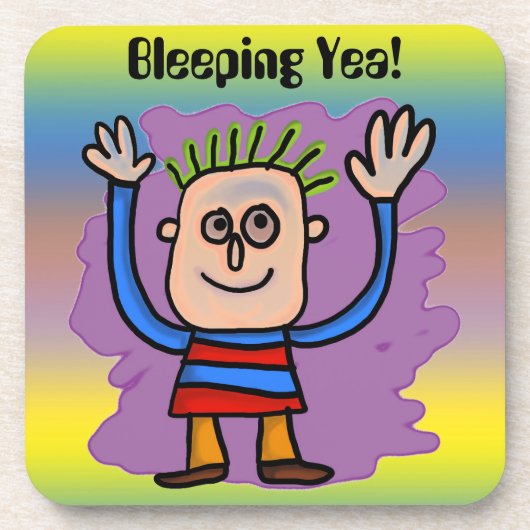 Bleeping Yea! Drink Onderzetter (Voorkant)