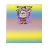 Bleeping Yea! Notitieblok (Voorkant)