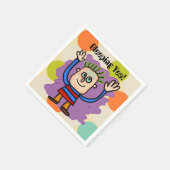 Bleeping Yea! Papier Napkin Servet (Hoek)