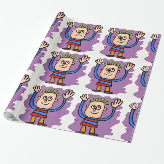 Bleeping Yea! Verpakkingspapier Cadeaupapier (Uitgerold)