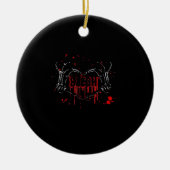 Blegh Breakdown, Skeleton Heart Hands, Emo Band, S Keramisch Ornament (Voorkant)