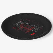 Blegh Breakdown, Skeleton Heart Hands, Emo Band, S Papieren Bordje (Gekanteld)