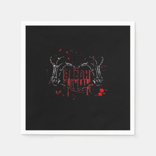 Blegh Breakdown, Skeleton Heart Hands, Emo Band, S Servet (Voorkant)