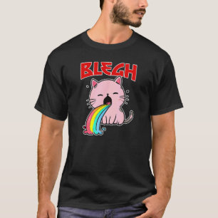 BLEGH Grappige death metal kat shirt mosh-pit meta