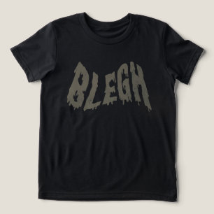 BLEGH Grappige Heavy Metal Metalcore Rockmuziek Tri-Blend Shirt