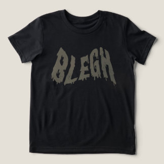 BLEGH Grappige Heavy Metal Metalcore Rockmuziek Tri-Blend Shirt