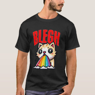 Blegh Heavy Metal Kat Metalcore Deathcore Zware Me T-shirt