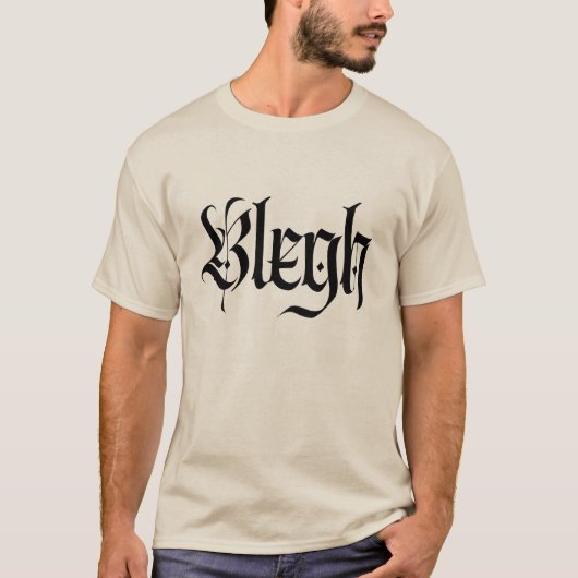 Blegh, metal, heavy metal, punk, t-shirt (Voorkant)