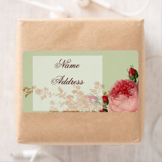 Blehheim Roos - Sage Green Etiket (Insitu)