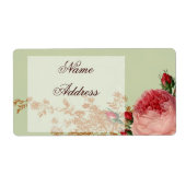 Blehheim Roos - Sage Green Etiket (Voorkant)