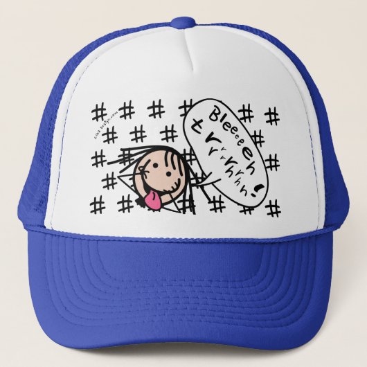 Blehrrrrrrrrrrrrrh! Trucker Hat Pet (Voorkant)