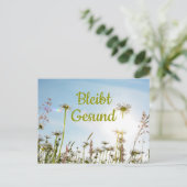 Bleibt Gesund - Briefkaart (Staand voorkant)