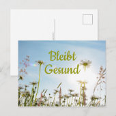 Bleibt Gesund - Briefkaart (Voorkant / Achterkant)