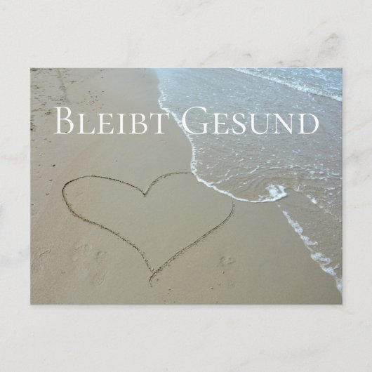 Bleibt Gesund - Briefkaart (Voorkant)