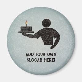 Blek een Cake - voeg eigen tekst aan het effect va Magneet