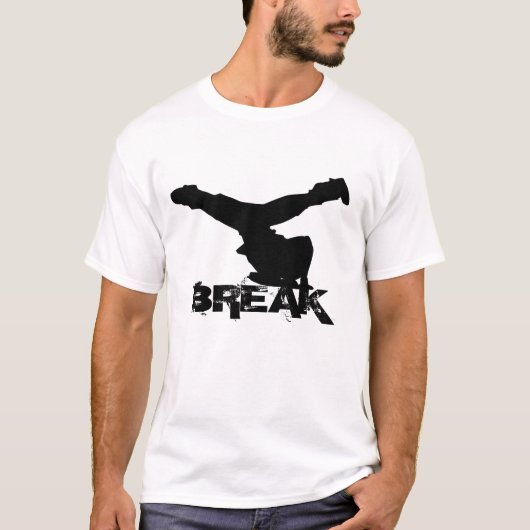Blek in de stijl van de spoel t-shirt (Voorkant)