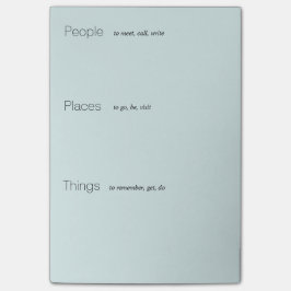 Bleke Aquamarijn Herinneringskussen Post-it® Notes