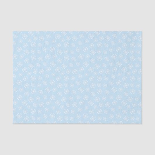 BLEKE BLAUW MET WITTE STROMEN TISSUEPAPIER (Voorkant)