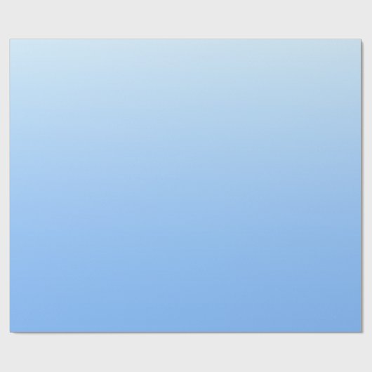 Bleke blauw ombre achtergrond cadeaupapier (Vlak)