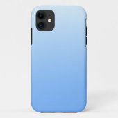 Bleke blauw ombre achtergrond Case-Mate iPhone case (Achterkant)