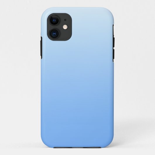 Bleke blauw ombre achtergrond Case-Mate iPhone case (Achterkant)