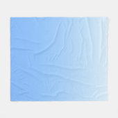 Bleke blauw ombre achtergrond fleece deken (Voorkant (Horizontaal))