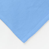 Bleke blauw ombre achtergrond fleece deken (Hoek)