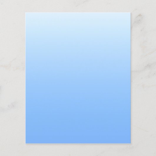 Bleke blauw ombre achtergrond flyer (Voorkant)