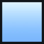 Bleke blauw ombre achtergrond poster<br><div class="desc">Een bleke blauw ombre achtergrond.</div>