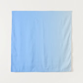 Bleke blauw ombre achtergrond wandkleed (Voorkant (horizontaal))