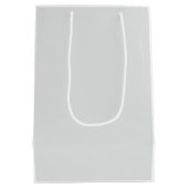 Bleke Blauwe Cloud Nine Baby Shower Medium Cadeauzakje (Achterkant)