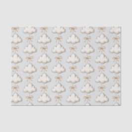 Bleke Blauwe Cloud Nine Baby Shower Tissuepapier