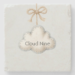 Bleke Blauwe Cloud Nine Stenen Onderzetter