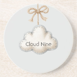 Bleke Blauwe Cloud Nine Zandsteen Onderzetter