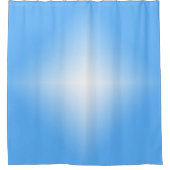 Bleke Blauwe Diamant Glans Douchegordijn (Voorkant)