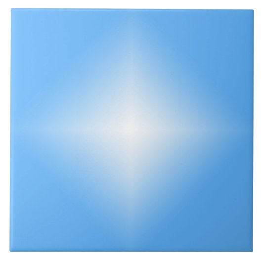 Bleke blauwe diamantschijn tegeltje (Voorkant)