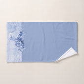 Bleke Blauwe en Blauwe Rozen Bad Handdoek (Handdoek)