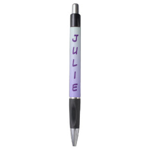 Bleke Blauwe en Paarse Verlopen Kleuren Pen