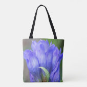 Bleke blauwe gasventilator in Bloom Tote Bag (Achterkant)