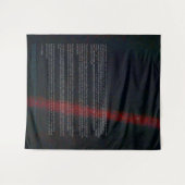 Bleke blauwe stip - Voyager 1 Wandkleed (Voorkant (horizontaal))