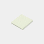 Bleke Blauwgroen geruit patroon Soft Grid ontwerp Post-it® Notes (Schuin)