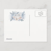 bleke bloemen | behalve de datum aankondigingskaart (Achterkant)