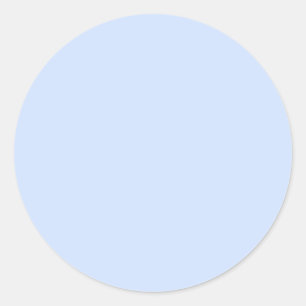 BLEKE BLUE Pop van Kleur u personaliseert Ronde Sticker