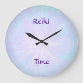Bleke Blue Reiki Time Grote Klok (Voorkant)