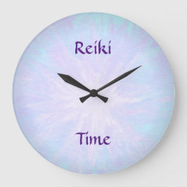 Bleke Blue Reiki Time Grote Klok