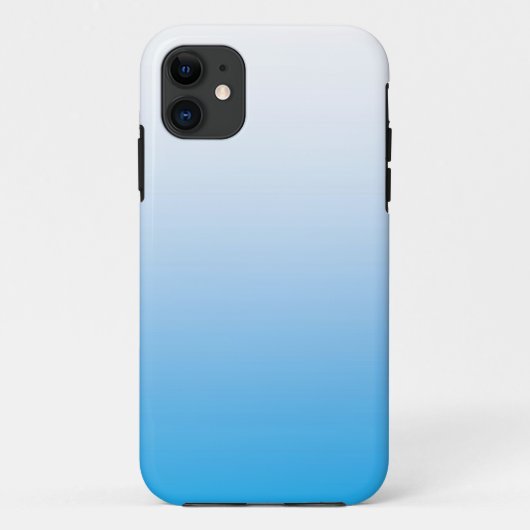 Bleke Blue Two Tone Hoesje-Mate iPhone Case (Achterkant)