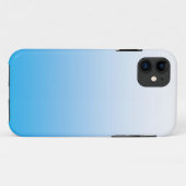 Bleke Blue Two Tone Hoesje-Mate iPhone Case (Achterkant (horizontaal))